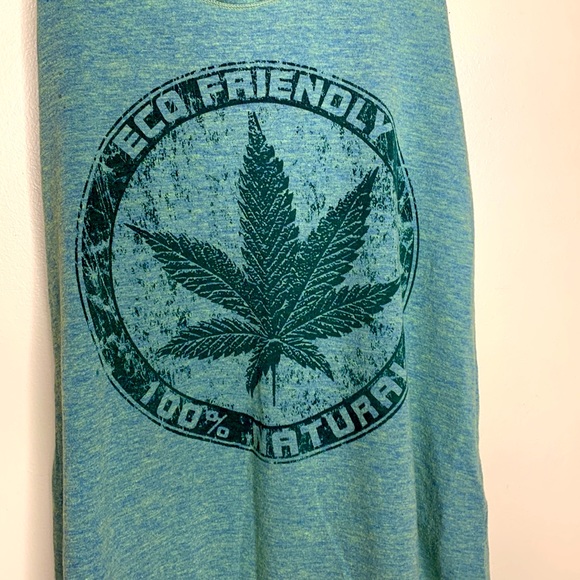 American Apparel | Eco-Friendly 100% Natural Racerback Tank Top Flower Power - Picture 3 of 8